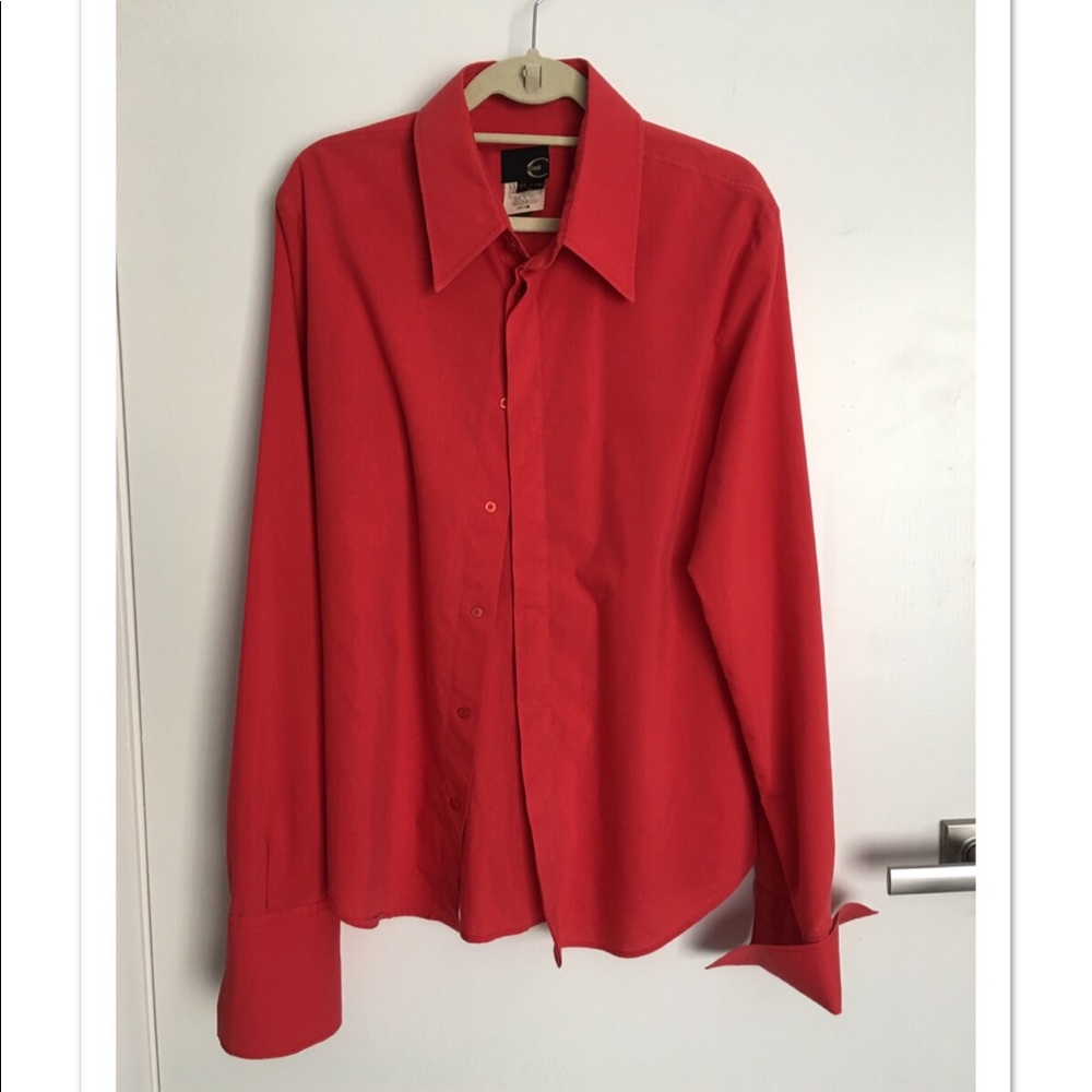 Just Cavalli Classic Red Men's Shirt